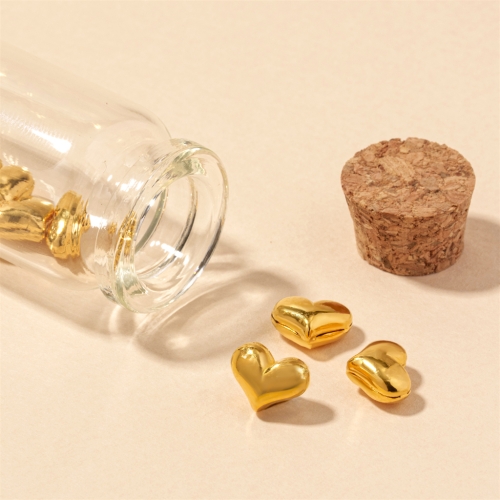 한국금다이아몬드 행운 하트 콩알금 미니 골드바 금테크 1g (1개)_이미지