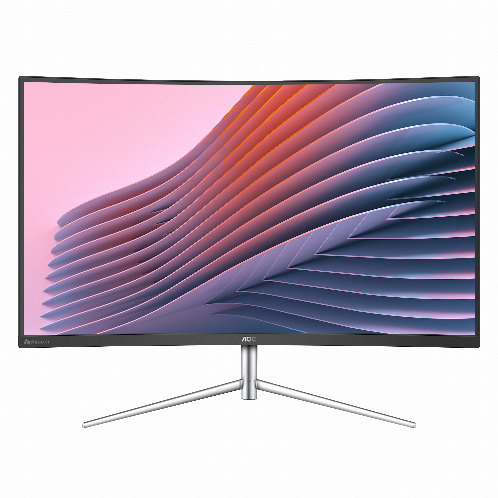 알파스캔 AOC C27V1 커브드 75 시력보호 무결점