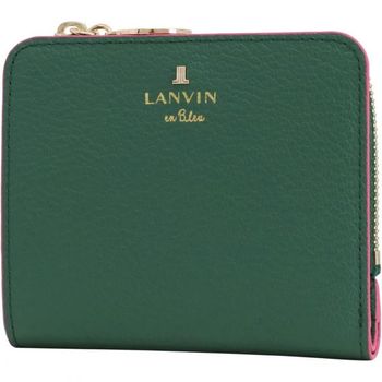 랑방 온블루 지갑 여성 483902 2단 L자형 지퍼 미니 천연 가죽 림 394336_이미지