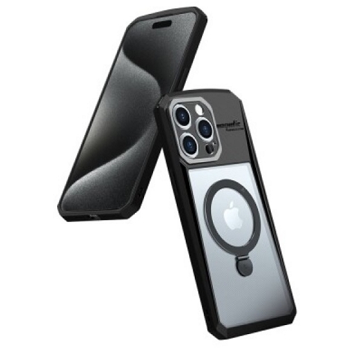 하이온(HIGHON) 5세컨즈 아이폰15 플러스 에어아머 스포티 터프 맥세이프 범퍼 하드 젤리 케이스_이미지