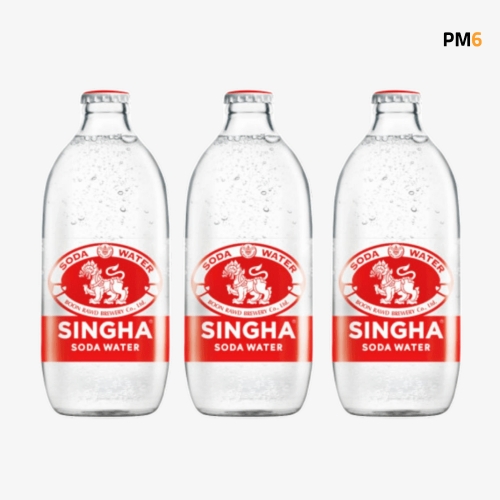 WANGNOI BEVERAGE 싱하 소다 워터 325ml (3개)