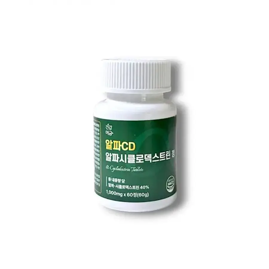 건강머금 알파CD 알파시클로덱스트린 정 60정 (4개)_이미지