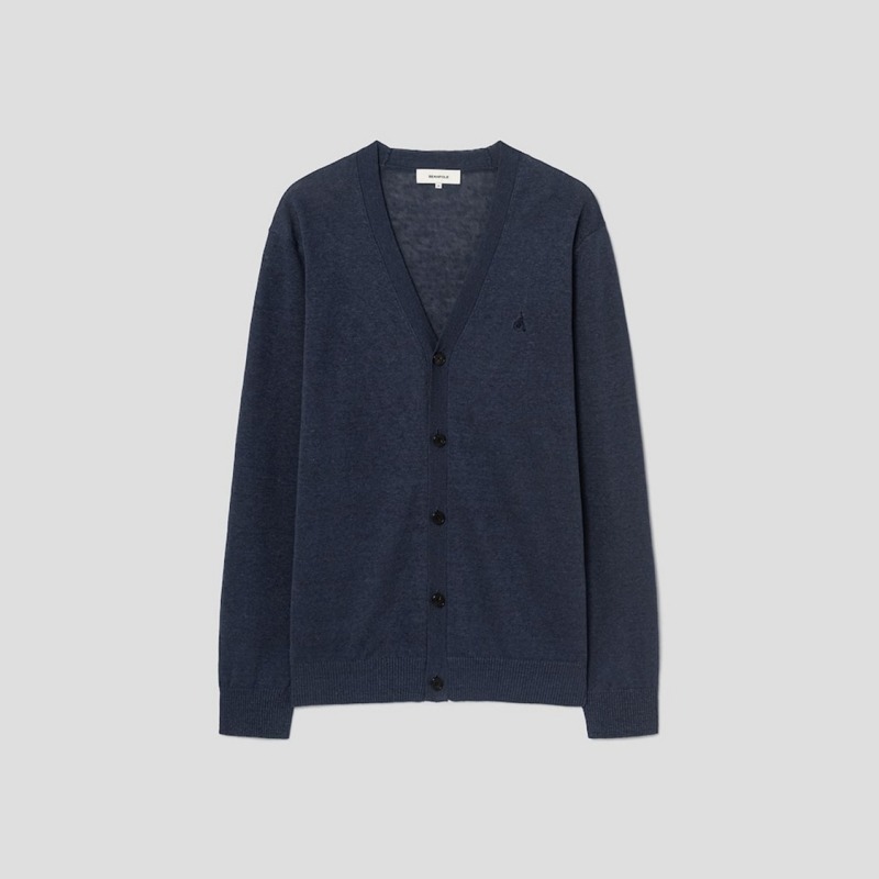 삼성물산 빈폴 남성 여름 리넨 카디건  네이비  BC645AC35R