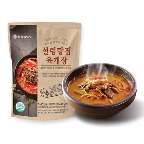 이연에프엔씨 한촌설렁탕 설렁탕집 육개장 500g (8개)_이미지