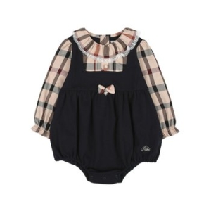 LK코스메틱 닥스베이비 체크 MIX 바디수트 (EUF21VW54M_NV)