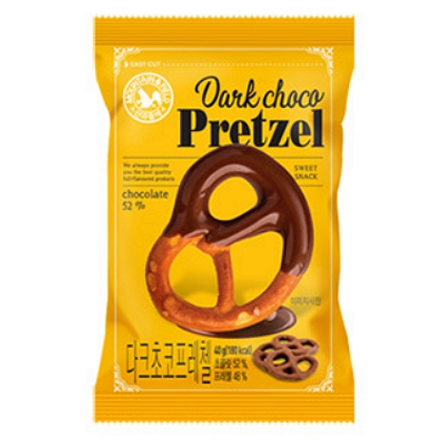 산과들에 다크초코프레첼 40g (40개)_이미지