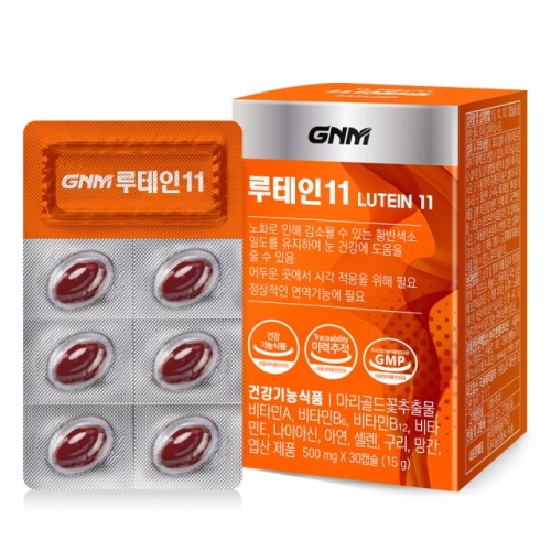 GNM자연의품격 루테인11 500mg 30캡슐 (4개)