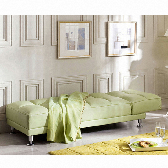 에보니아 카우치 B형 가죽 소파베드 2인용_이미지