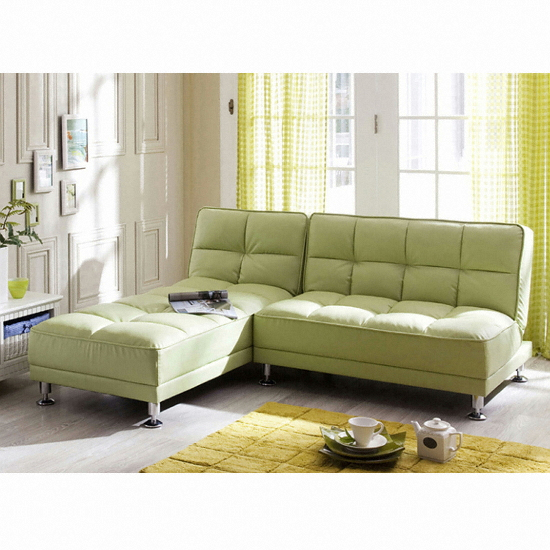 카우치 B형 가죽 소파베드 2인용