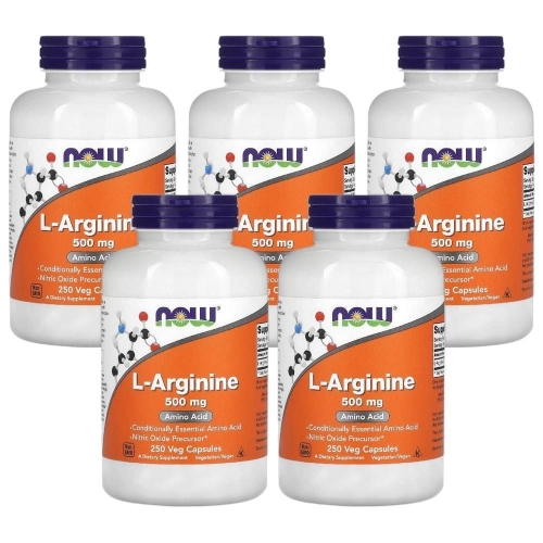 나우푸드 L-아르기닌 500mg 250캡슐 (5개)_이미지