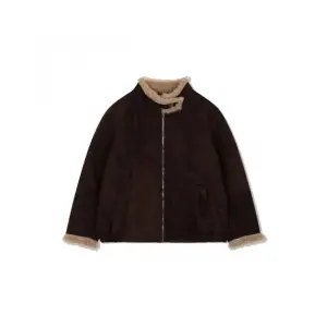 모아 무스탕 퍼 자켓 Chestnut Faux Shearling Jacket WALNUT 235039 S_이미지