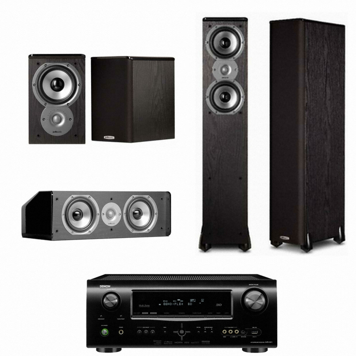 폴크오디오 TSi300 5.0채널 + 데논 AV리시버 (AVR-1911)_이미지