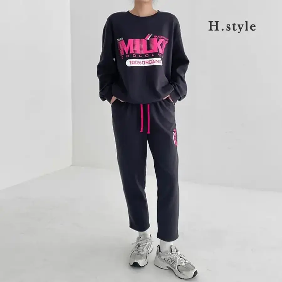 H스타일 에이치스타일 SET기모밀키세트/겨울/기모트레이닝세트 3131373_이미지