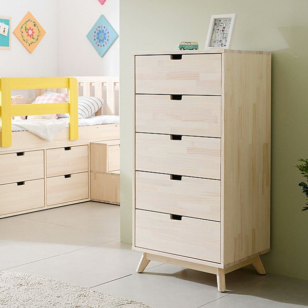 트리홈 소나무 5단 베이비 서랍장 600_이미지
