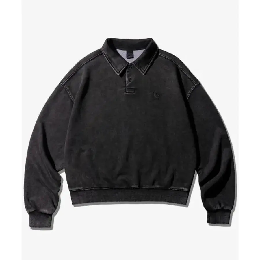 피그먼트 EZKATON 에즈 카라 맨투맨 다크그레이 SJMT6917 783284_이미지