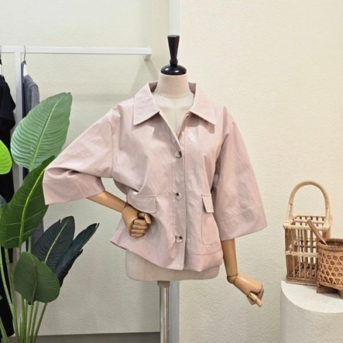 포커스 싱글 카라넥 레더 자켓 FS6A3JK31092_이미지