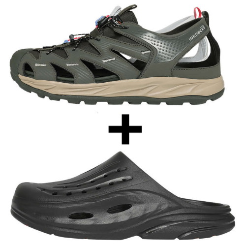 이젠벅 트레킹 샌들 + 슬리퍼 2종 세트이미지입니다. 누르면 해당 게시물로 새창이동합니다.