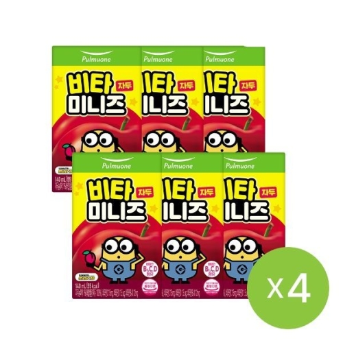 풀무원 비타 미니즈 자두 140ml (24개)_이미지