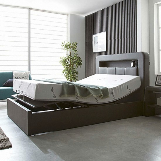 파로마 리안 LED모션베드 Q (200T천연라텍스폼)_이미지