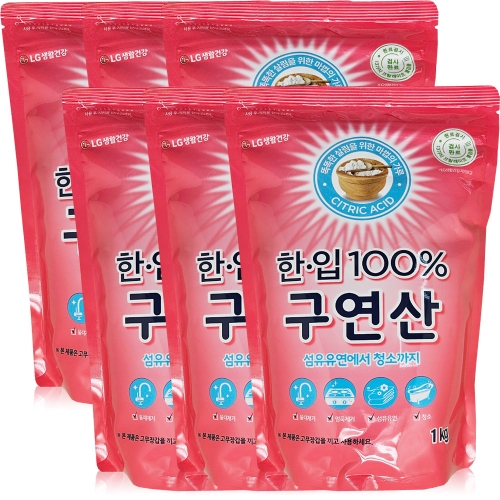 한.입 100% 구연산 1kg (6개)_이미지