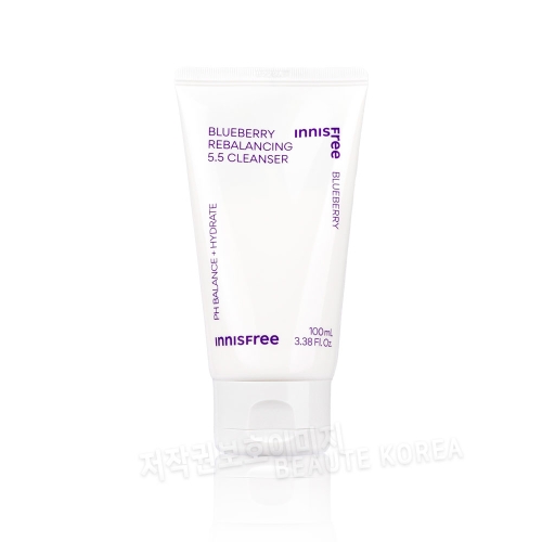 이니스프리 슈퍼푸드 블루베리 리밸런싱 5.5 클렌저 100ml (1개)_이미지