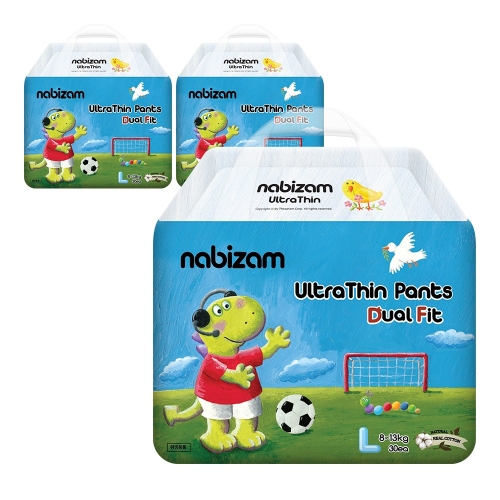 나비잠 울트라씬 듀얼핏 팬티형 대형-공용 (90매)