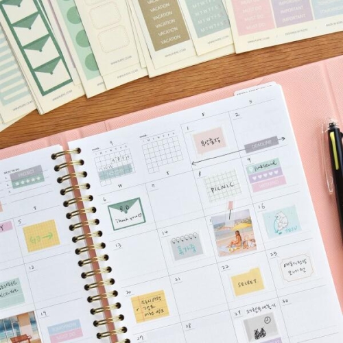 플레픽 썸네일스티커폴리오 초밀착 밀키페이퍼