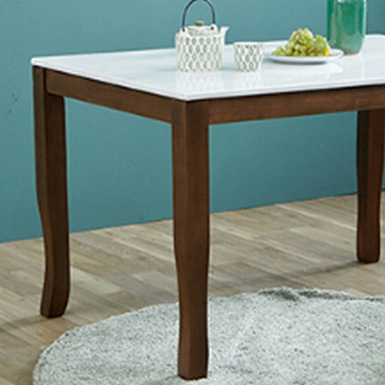 베스트리빙 데미안모카 빈츠 대리석 식탁 1600 (의자6개)_이미지