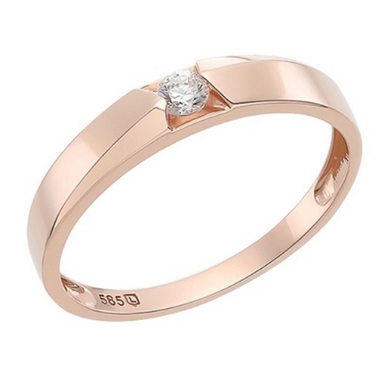 18K 사선라인 여성 커플링 LRW23020G