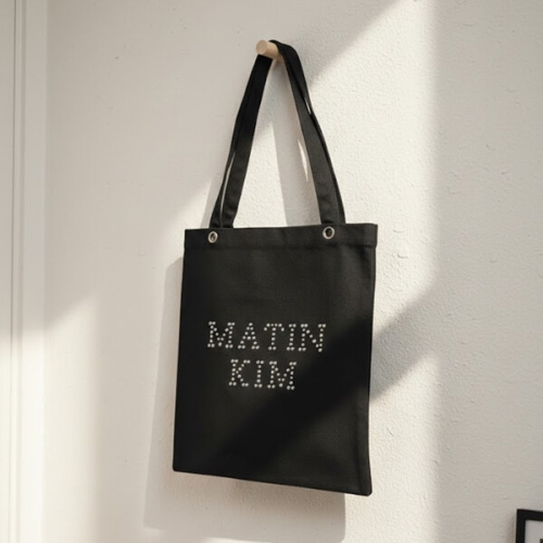 마뗑킴 MATINKIM 마틴 로고 스터드 백 MK2611BG014MBB_이미지