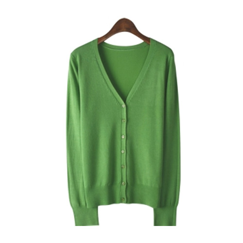 비에고 여성 울혼방 베이직 가디건_Y702_이미지