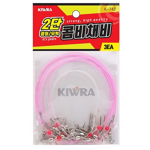 키우라 K-742 2단 광어 우럭 콤비채비이미지입니다. 누르면 해당 게시물로 새창이동합니다.