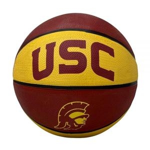 롤링스 NCAA USC 크로스오버 풀 사이즈 농구공, 원 사이즈, 팀 색상 126669