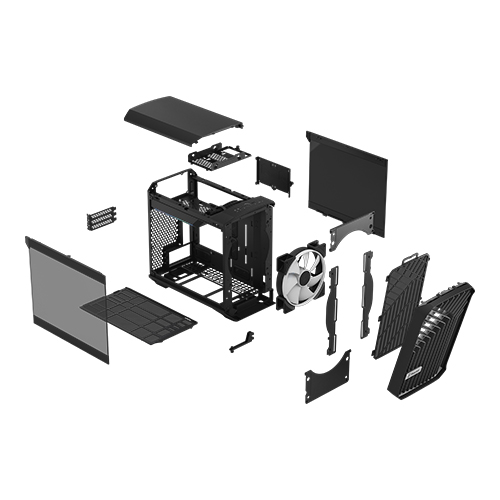 Fractal Design Torrent Nano Black RGB TG Light Tint_이미지