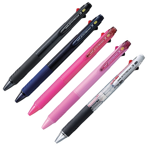 미쓰비시 유니 제트스트림 SXE3 400 3색 멀티펜 0.38mm (2개)_이미지