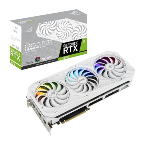 ASUS ROG STRIX 지포스 RTX 3070 O8G GAMING OC D6 8GB White_이미지