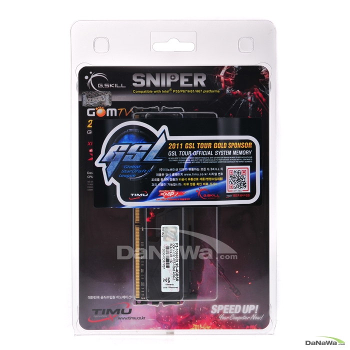 G.SKILL DDR3-1333 CL9 SNIPER SR 티뮤 (4GB)_이미지