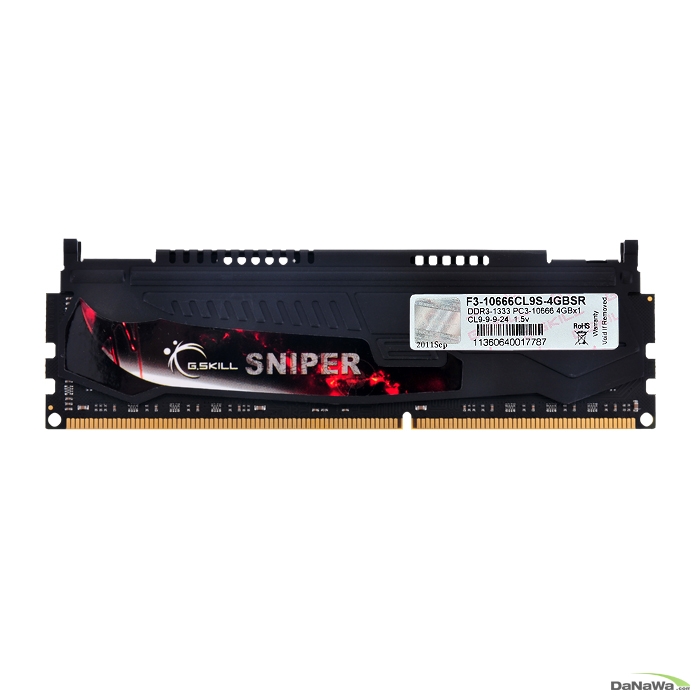 G.SKILL DDR3-1333 CL9 SNIPER SR 티뮤 (4GB)_이미지