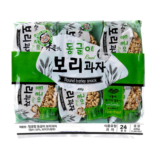 SCHUAN 엉클팝 동글이 보리과자 400g (1개)_이미지