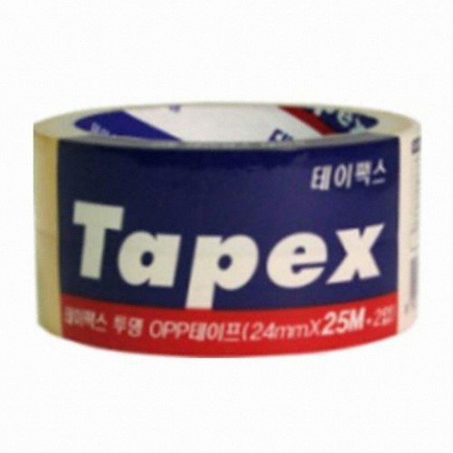 테이팩스  OPP테이프 24mm x 25m[2개]