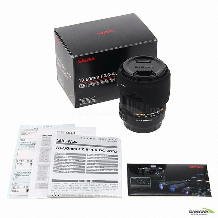 SIGMA 18-50mm F2.8-4.5 DC OS HSM 캐논 EF-S용 (중고품)_이미지