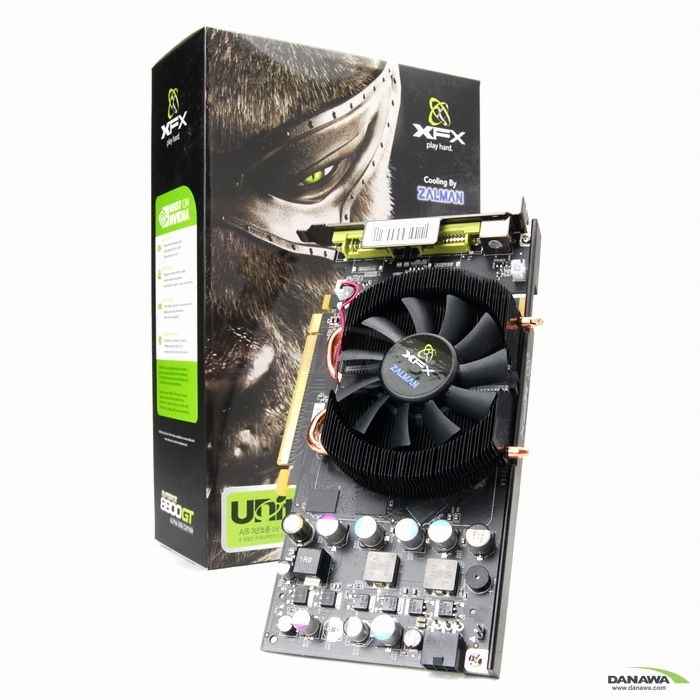 XFX 지포스 8800GT ALPHA DOG EDITION TripleX 512MB VF8