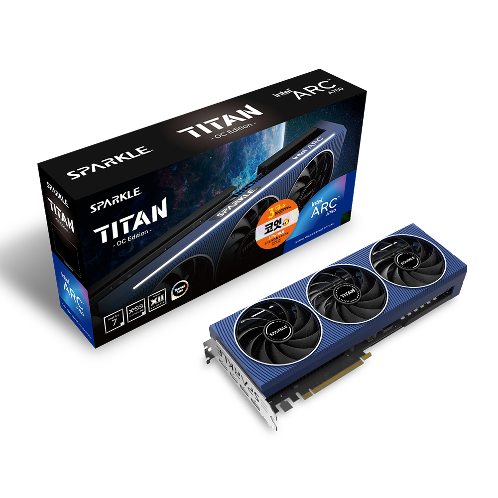 SPARKLE Arc A750 TITAN OC D6 8GB_이미지