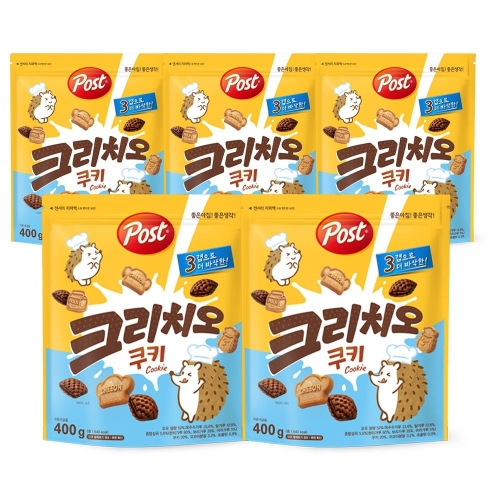 동서식품 포스트 크리치오 쿠키 400g (5개)_이미지
