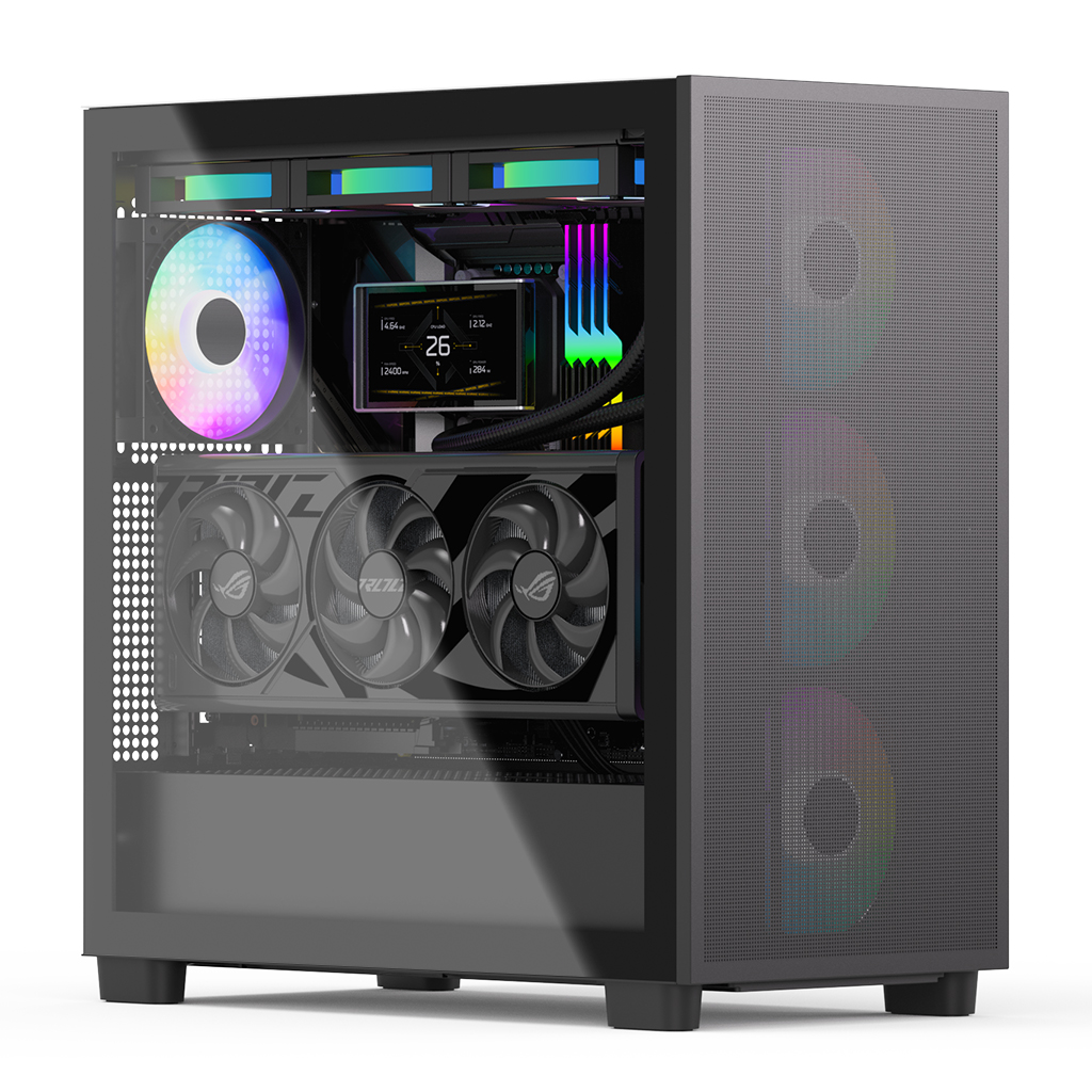 BRAVOTEC GUARDIAN 5000G BTF 타이탄글래스 ARGB (블랙)_이미지