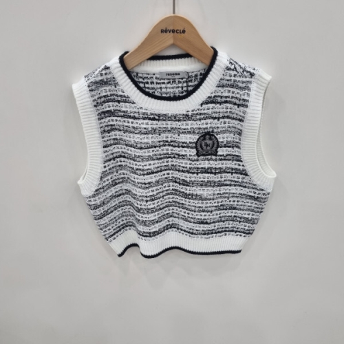 레노마키즈 레베끌레 트위드 루즈핏 니트VEST R2411K401_70_IC_이미지