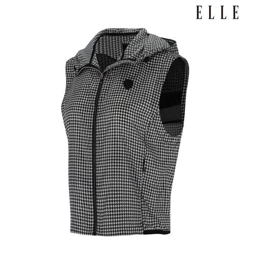 엘르골프 전판 시즌패턴 우븐 베스트 6J41401