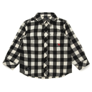 BK 체크 카라 셔츠 22A75-320-059