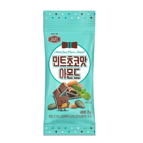 머거본 민트초코맛 아몬드 25g (1개)_이미지