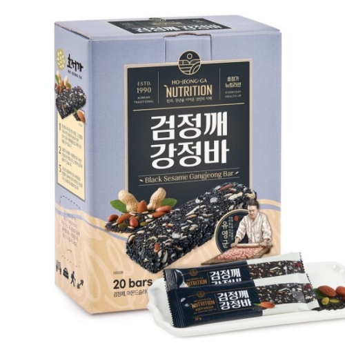호정가 호정가 검정깨강정바 (20개입)